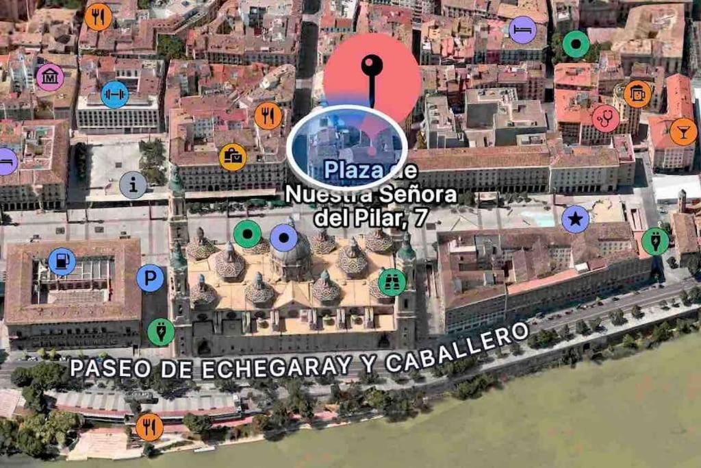 사라고사 La Plaza Del Pilar 아파트 외부 사진
